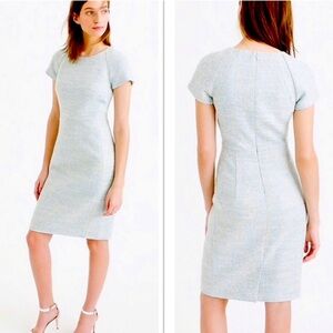J crew tweed fitted dress